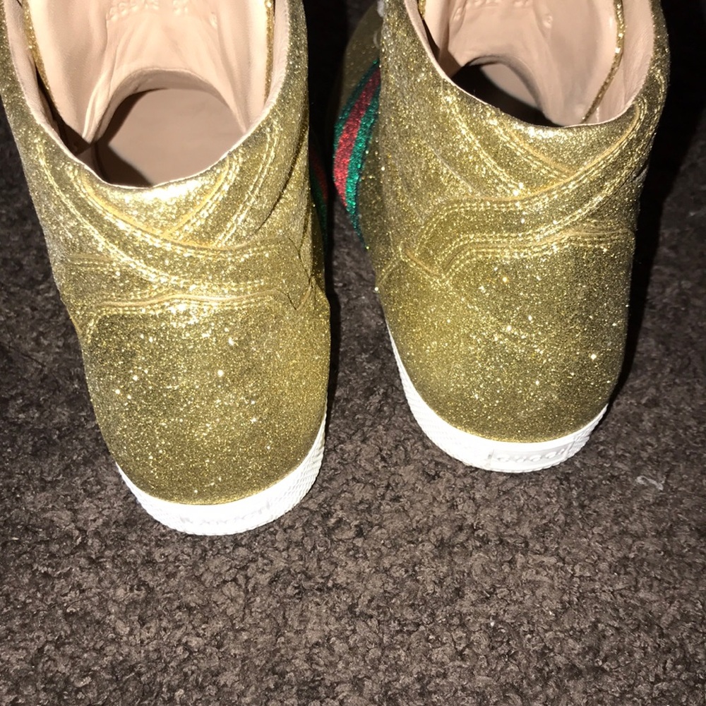 Gucci Glitter Sneakers - Picture 2 of 7